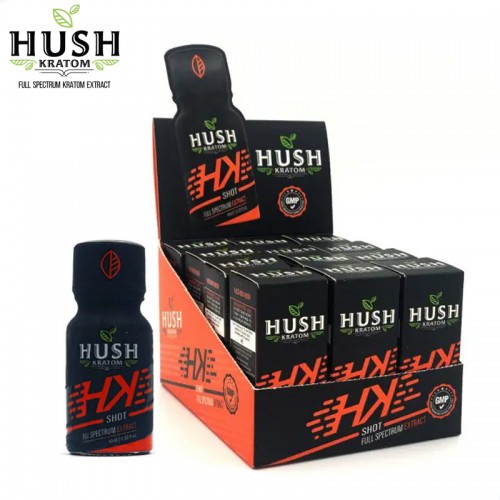  HUSH KRATOM HK SHOT 10ML/12CT/DISPLAY
